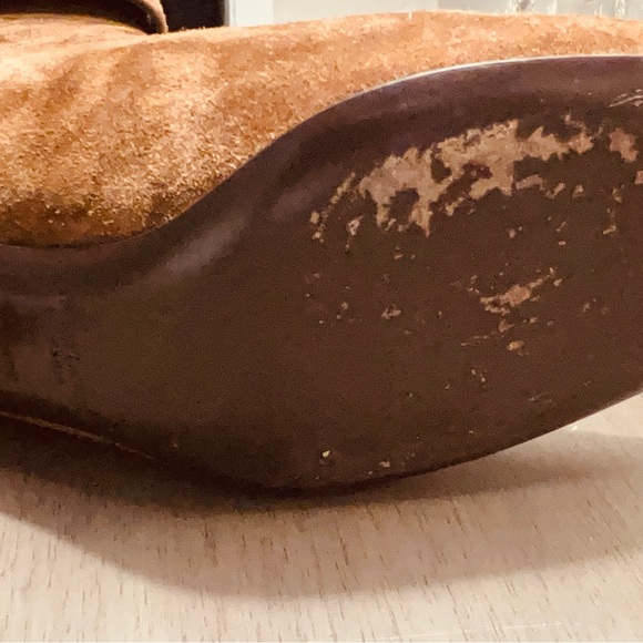 Saint Laurent Lou Lou bootie on tan suede - Picture 4 of 7